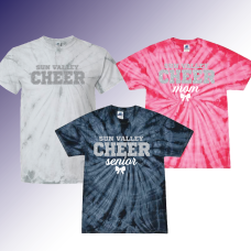 SV Cheer Tie Dye Tee-Custom SV Cheer Tie Dye Tee-Custom